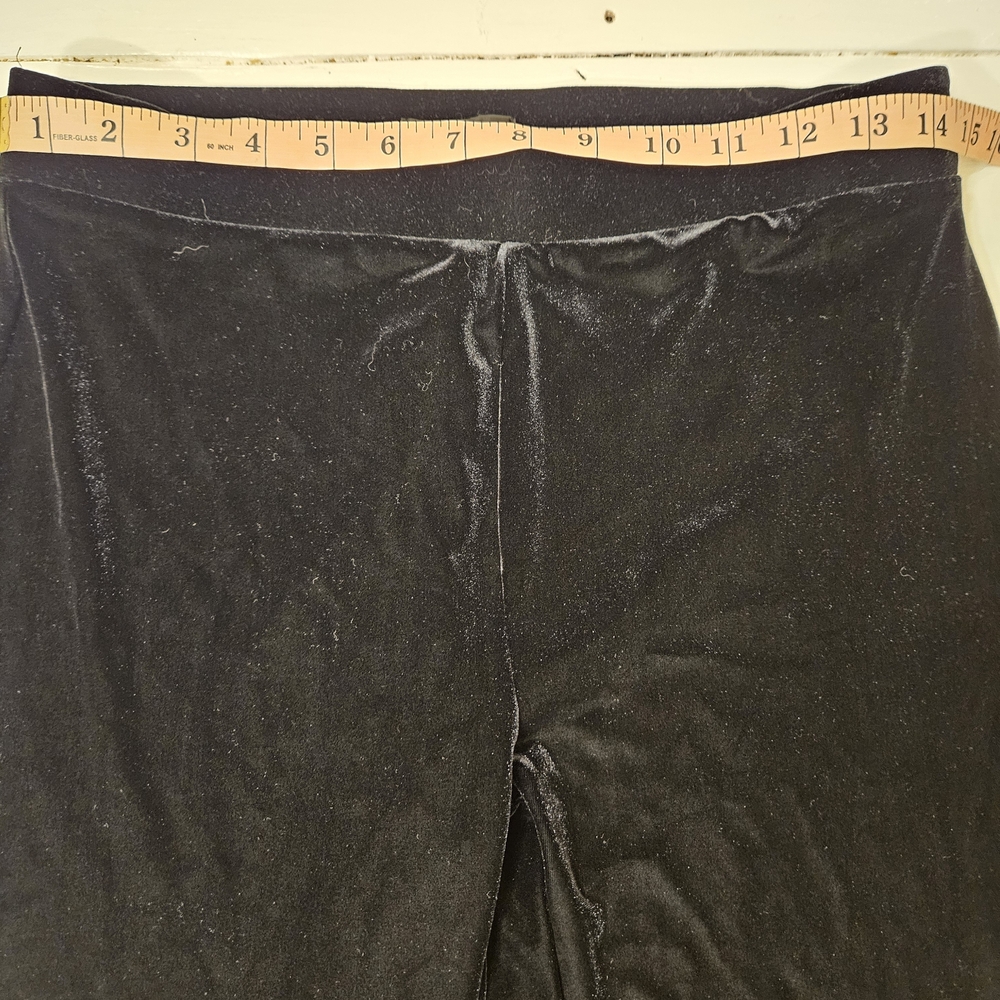 J. Crew Womens Black Velvet Leggings - Picture 3 of 5